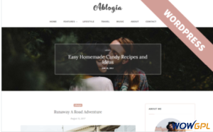 Ablogia Personal Blog WordPress Theme