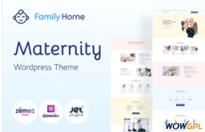 FamilyHome Pregnancy and Maternity WordPress Theme