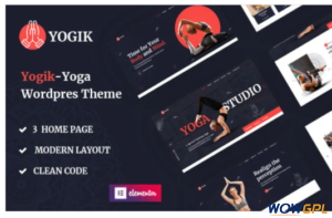 Yogik Yoga Studio WordPress Theme