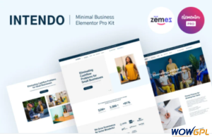Intendo Minimal Clean Business Elementor Kit