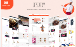 Jesuery WordPress Bakery Cakery Food WooCommerce Theme