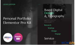 Levelupper Web Portfolio Elementor Kit 3