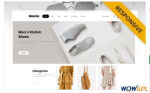 Mania Online Fashion Store WooCommerce Theme 2