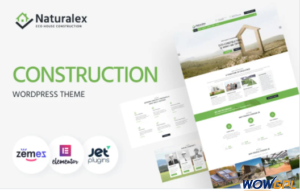 Naturalex Construction Multipurpose Classic WordPress Elementor Theme