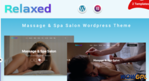 Relaxed Massage Spa Salon WordPress Theme