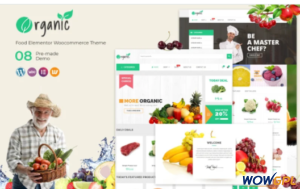 Organic Food Elementor WooCommerce Theme