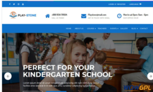 Playstone Kindergarten School WordPress Theme