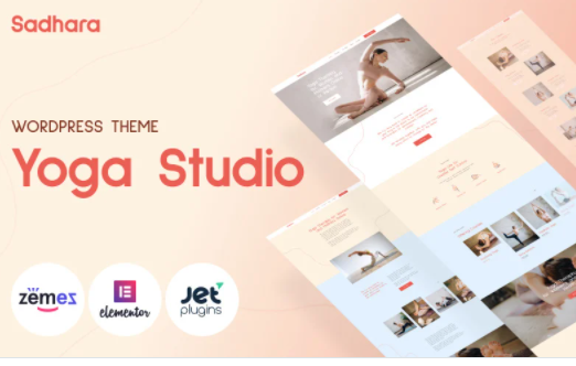 Sadhara - Yoga Studio WordPress Theme 1 Sadhara Yoga Studio WordPress Theme