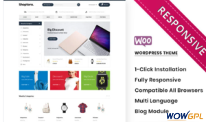 Shoptora The Mega Store Premium WooCommerce Theme