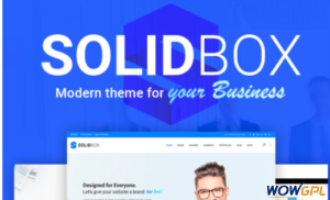 SolidBox Modern Business WordPress Theme
