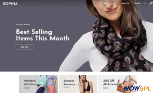 Sophia Fashion WordPress WooCommerce Theme