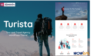 Turista Tour and Travel Agency WordPress Theme