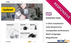 Utown The Mega Kitchen Store Premium WooCommerce Theme