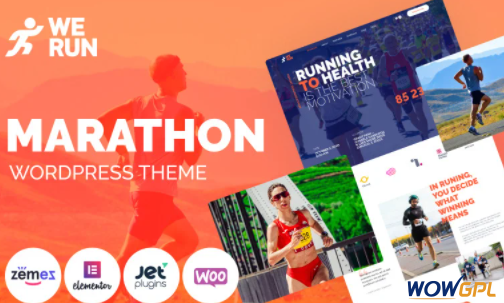 WeRun Marathon WooCommerce Theme