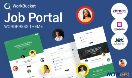 WorkBucket Job Portal Recruitment Directory WordPress Theme