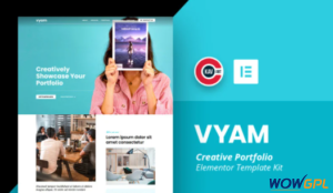 Vyam Creative Portfolio Template Elementor Kit