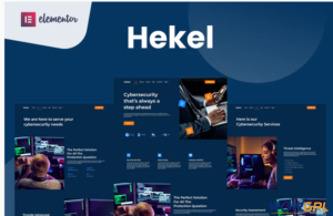 Hekel Cyber Security Elementor Template Kit