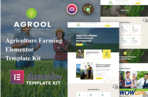 Agrool Agriculture Farming Elementor Template Kit