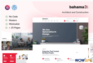 Bahama Contractor Architect Elementor Template Kit