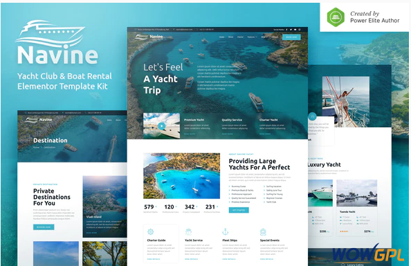 Navine – Yacht Club & Boat Rental Elementor Template Kit 1 Navine – Yacht Club Boat Rental Elementor Template Kit