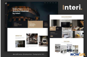 Interi Creative Elementor Template Kit