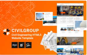 Civil Group Civil Engineering HTML5 Website Template