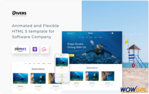 Divers Diving Center Multipage Classic HTML Website Template