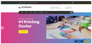 Print House Print Shop Multipage Modern HTML Website Template