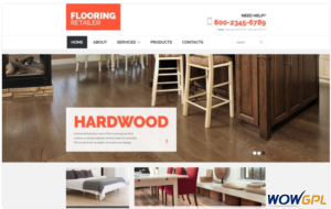 Flooring Furniture Responsive Clean HTML Website Template