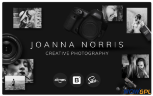 Joanna Norris Photographer Portfolio Website Template