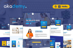 Akademy Online Courses Elementor Template Kit