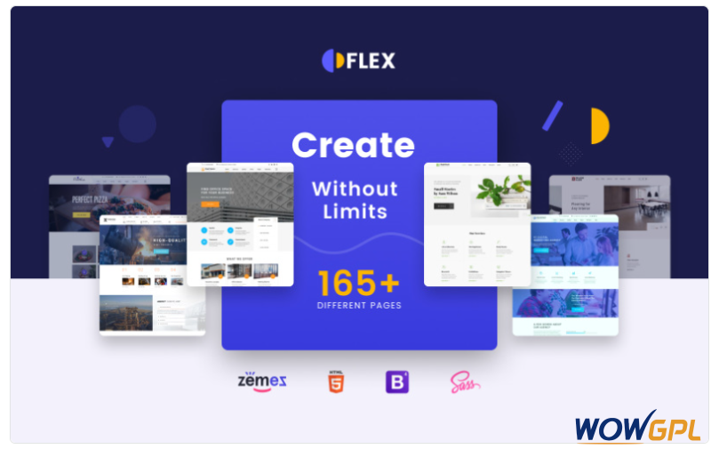 Flex Universal Multipurpose Creative HTML Website Template