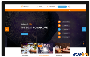 Astrologer Astrology and Numerology HTML Website Template