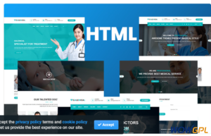 Gmadical Medical Health Service HTML5 Website Template