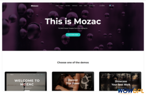 Mozac Multipurpose HTML5 Website Template