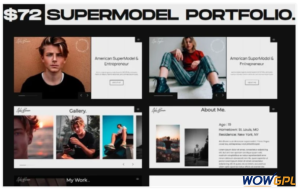 Model Portfolio Multipurpose HTML By WINK Website Template 1