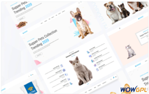 Animart Pet Shop Care Website Template