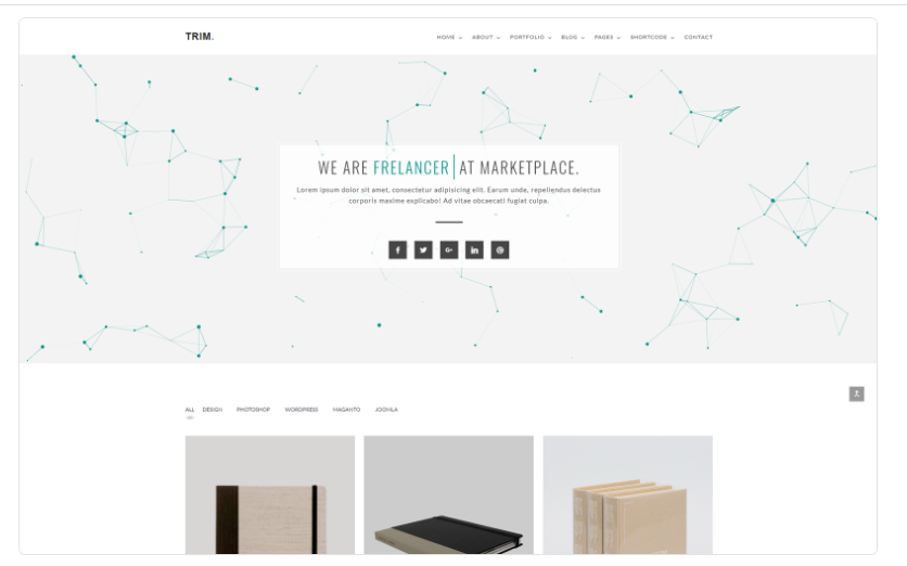 Trim Minimal Portfolio Website Template 1.0 1 Trim Minimal Portfolio Website Template