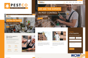 Pestco Pest Control Elementor Template Kit