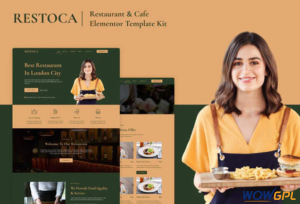 Restoca Restaurant Cafe Elementor Template Kit