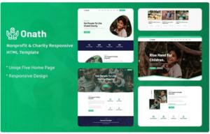 Onath Nonprofit Charity Responsive Website Template
