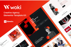Woki Creative Agency Elementor Template Kit