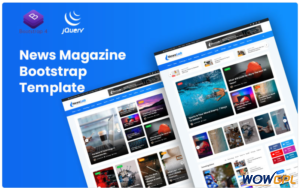 NewsLab News Magazine Website Template 1