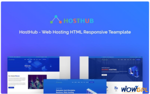 hosthub Web Hosting Website Template