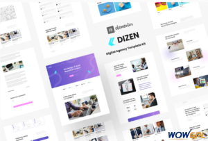 Dizen Digital Agency Elementor Template Kit