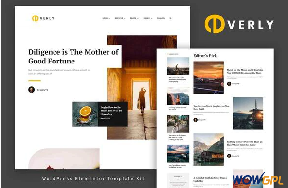 Everly Blog Magazine Elementor Template Kit