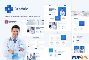 Bandaid Health Medical Elementor Template Kit 2