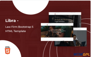 Libra Law Firm Bootstrap 5 Website template Website Template