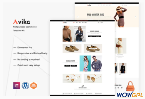 Avika Multipurpose eCommerce Elementor Pro Template Kit