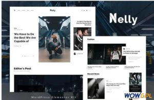 Nelly Blog Magazine Elementor Template Kit